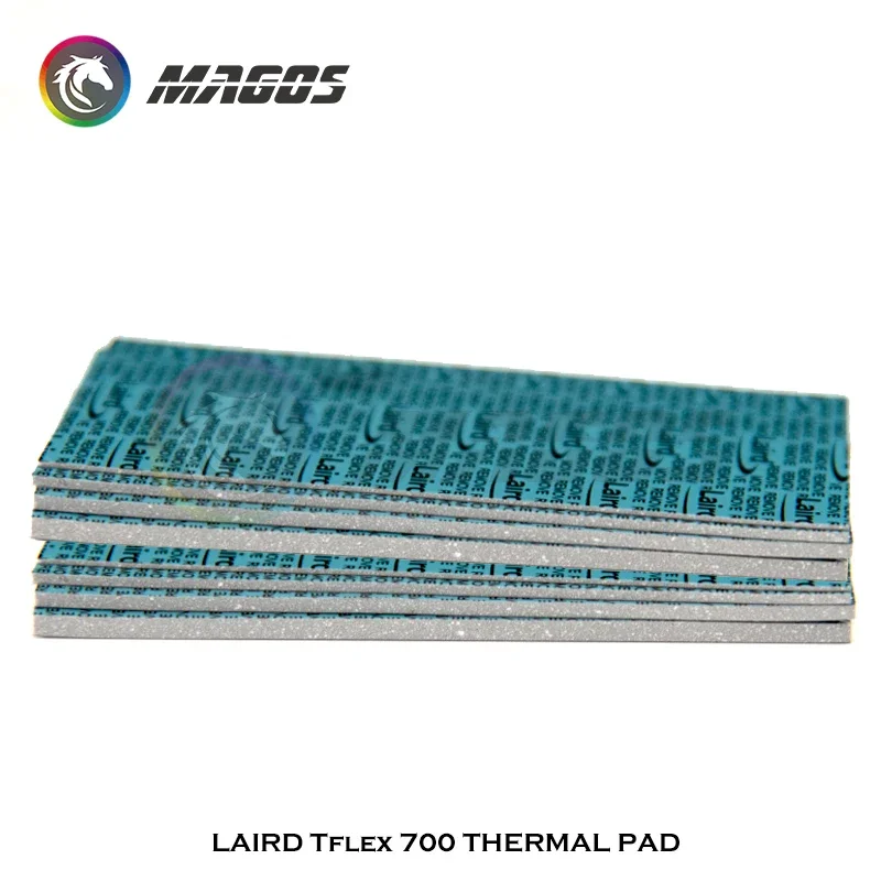 LAIRD Tflex 700 5W/mK GPU CPU RAM SSD disipador de calor almohadilla de silicona conductora de refrigeración 40*80mm/100*100mm almohadilla térmica de alta calidad - imagen 3