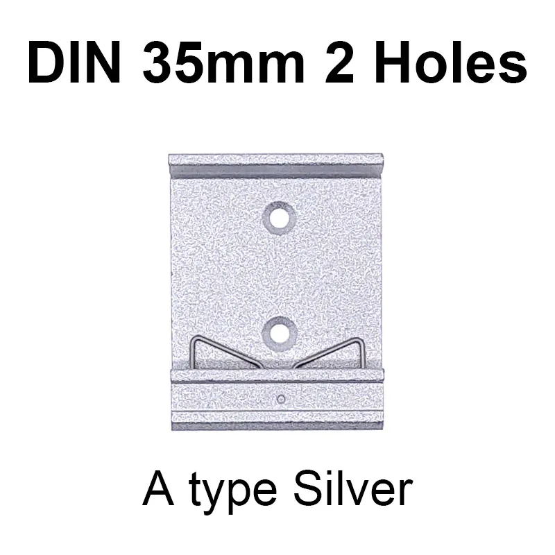 2 holes silver