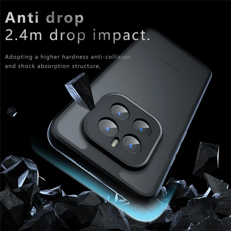 Para Honor GT Pro Funda Honor GT Pro Funda suave TPU marco PC protector de parachoques mate Fundas protectoras traseras para teléfono en Honor GT Pro Funda - imagen 3