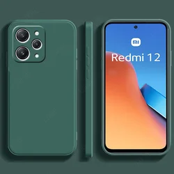 Funda Xiaomi Redmi 12 de Silicona Líquida Antigolpes