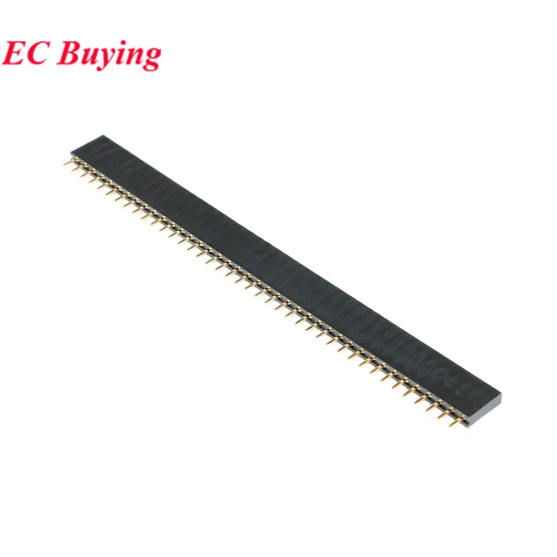 1-10 Uds. Pin de una sola fila doble 2,54 MM espaciado 1X40P 2X40P conector de aguja doblada recta aguja curva especial 17MM 21MM de longitud - imagen 4