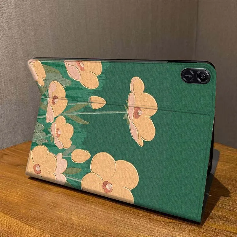 Belleza artística de Camelia para Honor Tab Pad MagicPad Tablet 6 7 8 9 10 13 V7 V8 X8a X9a X9 X8 GT GT2 Pro funda para tableta - imagen 3