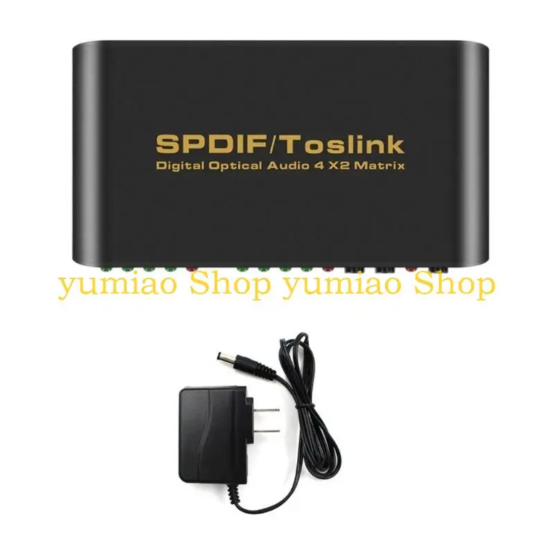 Conmutador matrices 4x2 sonido óptico universal 587B para múltiples dispositivos digitales - imagen 3