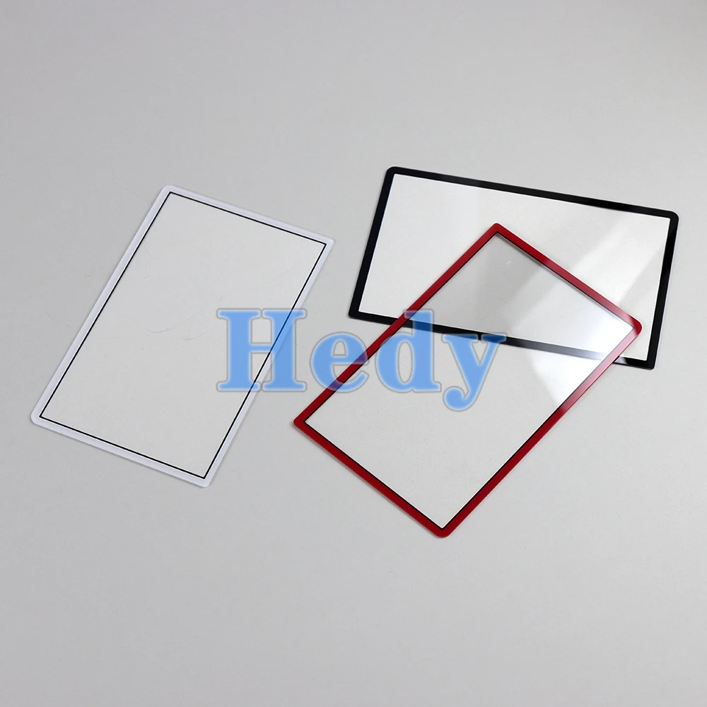 Superficie superior de repuesto para 3DS LL XL, cubierta de lente exterior de pantalla de vidrio de plástico para 3dsxl, 1 unidad - imagen 2