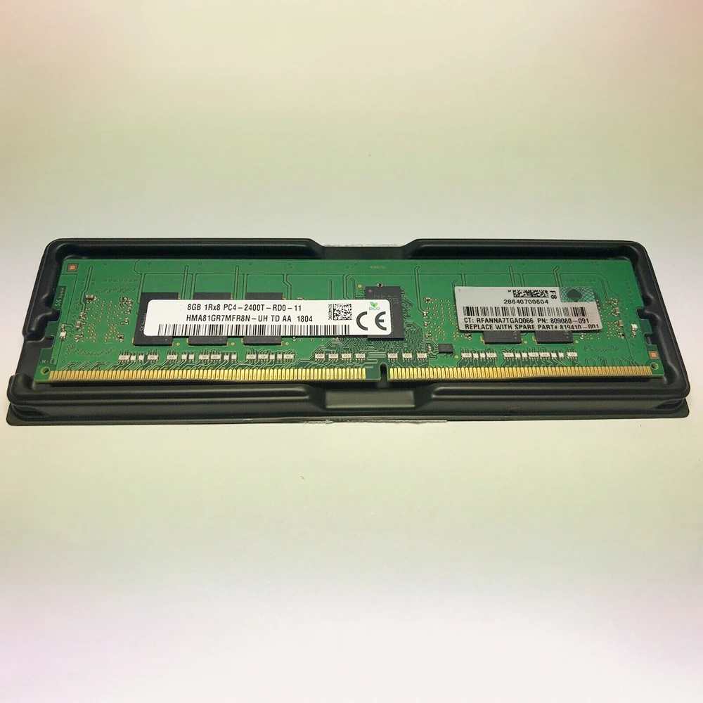 Para HP 809080 -091 805347 -B21 819410 -001 852545 -001 Memoria de servidor REG de 8 GB 1RX8 DDR4 2400 - imagen 3