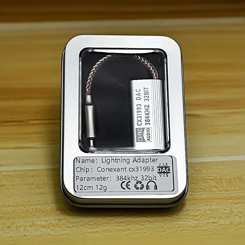 Amplificador DAC ALC5686 CX31993 para auriculares, adaptador de Audio HiFi, decodificador Digital de tarjeta de sonido, 32bits/384KHz, para iPhone e iOS - imagen 4