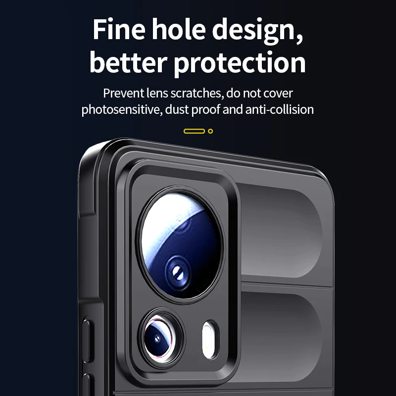Funda a prueba de golpes para Xiaomi 11T 12T 13T 13 Lite Mi13 Ultra POCO C65 X6 F6 M6 Pro Redmi Note 13 Pro Plus 13C 4G 5G funda de silicona - imagen 3