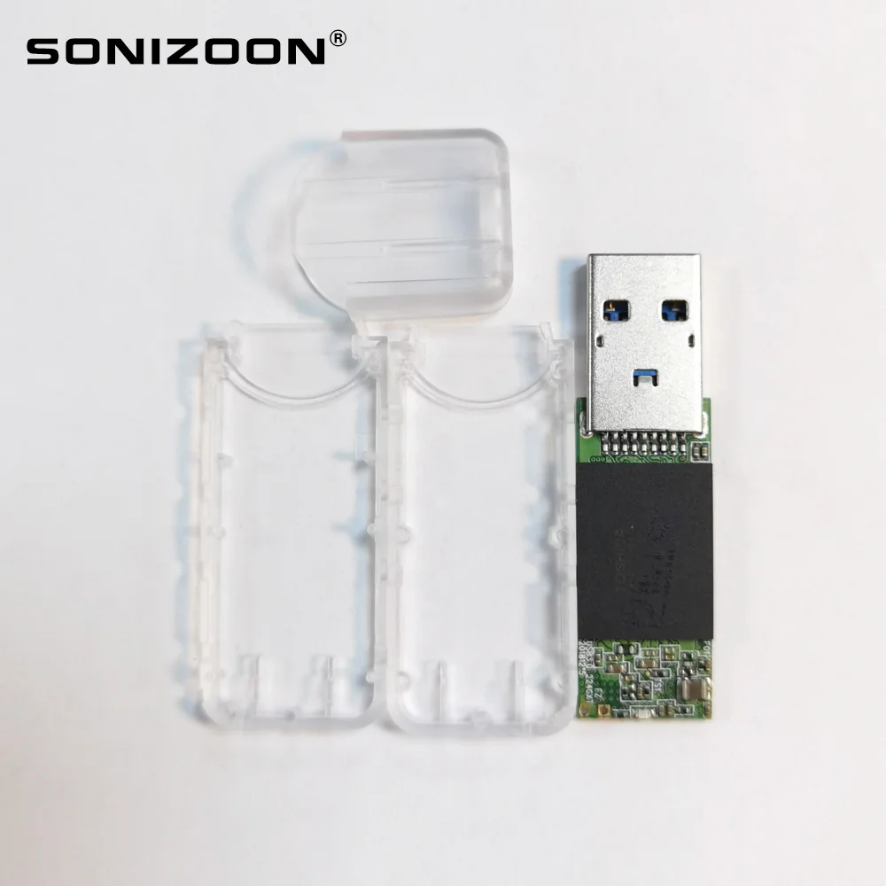 SONIZOON-unidad Flash de estado sólido portátil, pendrive externo PSSD de 128GB, para PC, USB 3,0 - imagen 5