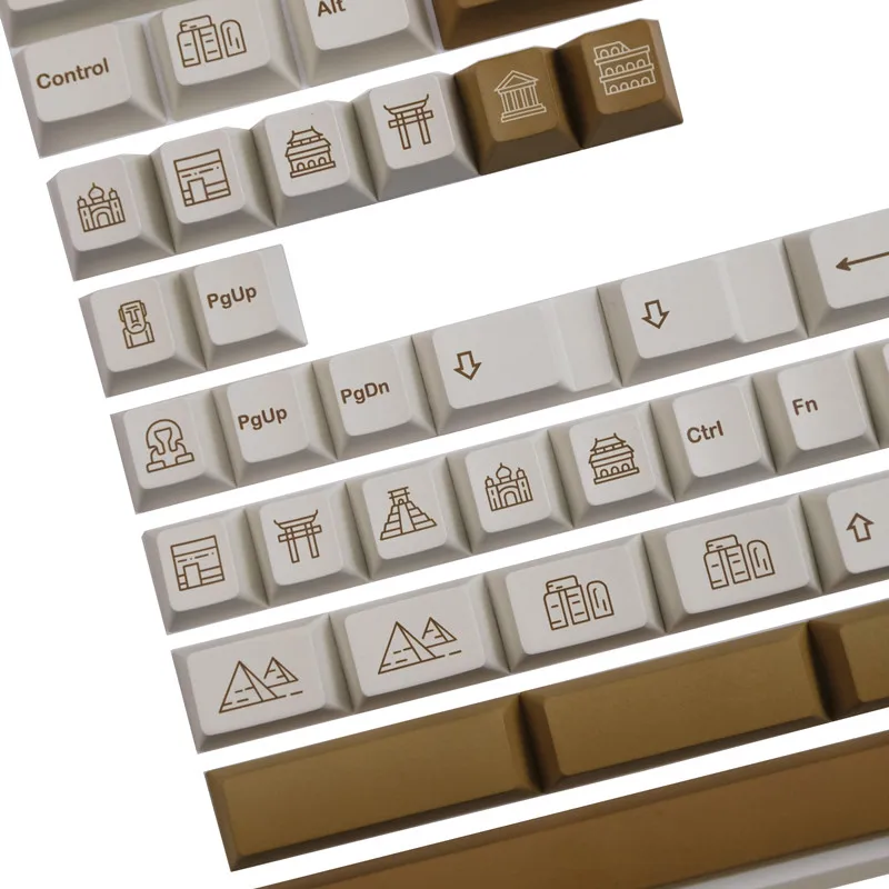 Teclas GMK para teclado mecánico, accesorio con 142 teclas, perfil de cereza, tinte PBT, sublimación, para interruptor MX, 1,75u, 2U - imagen 4