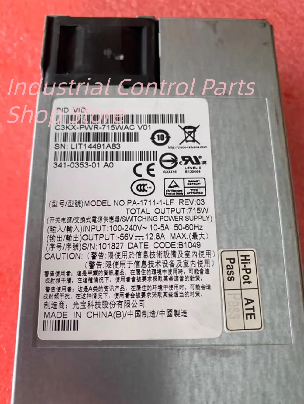 Fuente de alimentación C3KX-PWR-715WAC 341-0353-02 - imagen 2