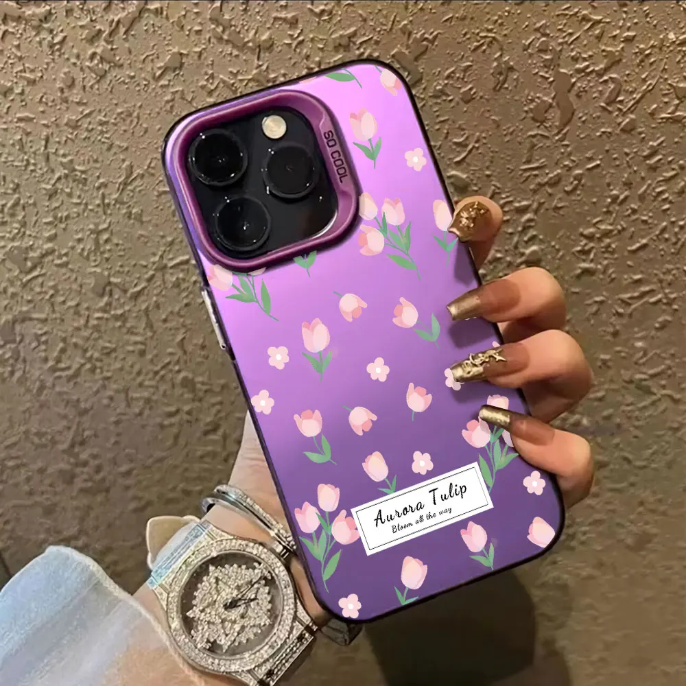 C65 c67 4G 5G C61 C63 C55 C51 C53 C11 C12 C15 C17 C21Y C25Y C25S C30S V50S P1 Pro funda IMD a prueba de golpes flor - imagen 5