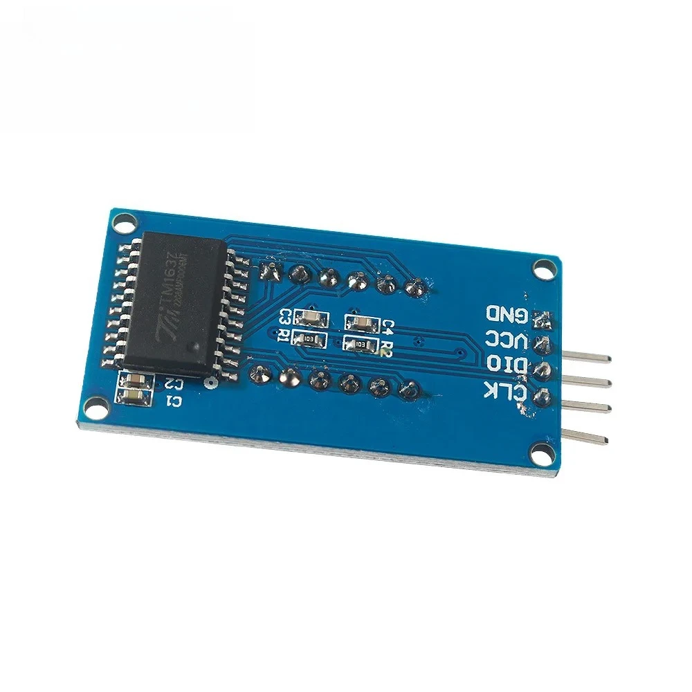Módulo de pantalla LED Digital TM1637 de 4 Bits, 0,36 pulgadas con reloj de horas, tubo de ánodo rojo, placa de controlador de cuatro series, accesorios de ladrillos - imagen 4