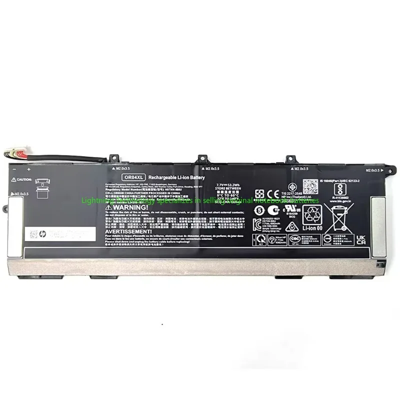 Batería de portátil OR04XL Original y genuino de 2025 años, 7,7 V, 53,2 Wh, para HP EliteBook X360 830 G5 G6 L34449-005 L34209-1B1 - imagen 5