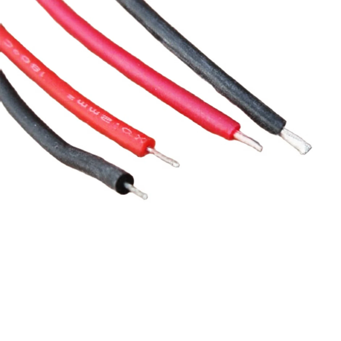 10 pares JST conector macho hembra de 2 pines con Cable 26AWG 100mm Cable de extensión de silicona - imagen 3