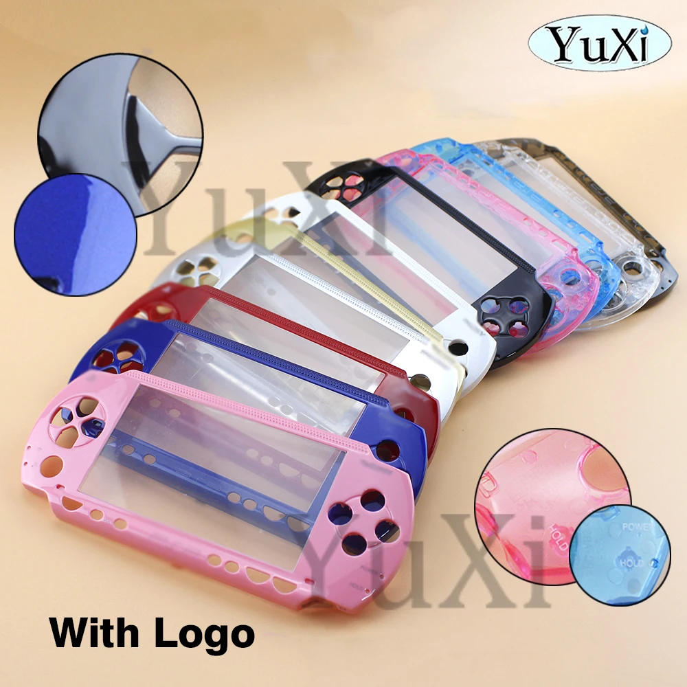 Carcasa protectora frontal para consola de juegos PSP 1000, cubierta de placa frontal transparente, 1 unidad - imagen 5
