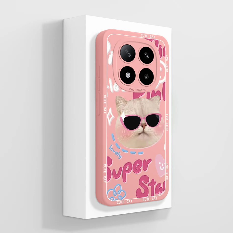 Para Poco X7 Pro funda pintura creativa silicona líquida suave funda trasera de alta calidad para Poco X 7 Pro X7Pro funda completa para teléfono - imagen 5