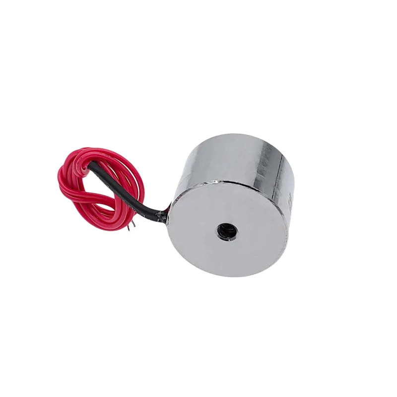 Electroimán de solenoide de 34x25mm P34/25 potente imán eléctrico 5V 6V 12V 24V CC elevación 25Kg 250N ventosa - imagen 5