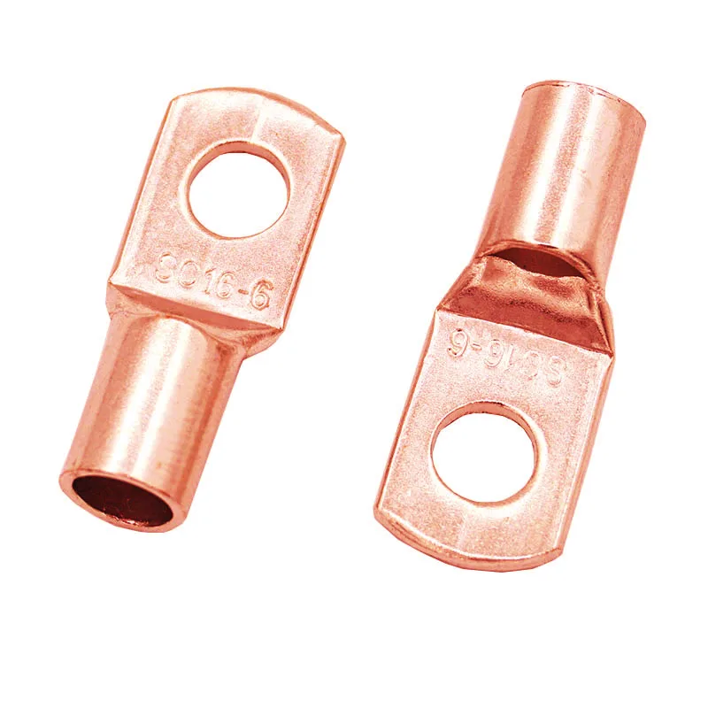 10/20 piezas SC16-6 16-8 16-10 16-12 Kit de terminales de Cable de cobre agujero de perno terminales de Cable estañado terminales de batería conector de Cable de nariz de cobre - imagen 2