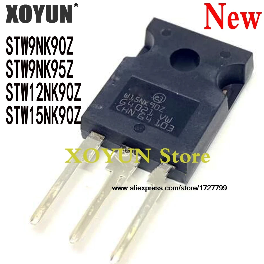 5 piezas STW12NK90Z, STW9NK90Z, STW9NK95Z, STW15NK90Z, W12NK90Z, W9NK90Z, W9NK95Z, W15NK90Z TO-247