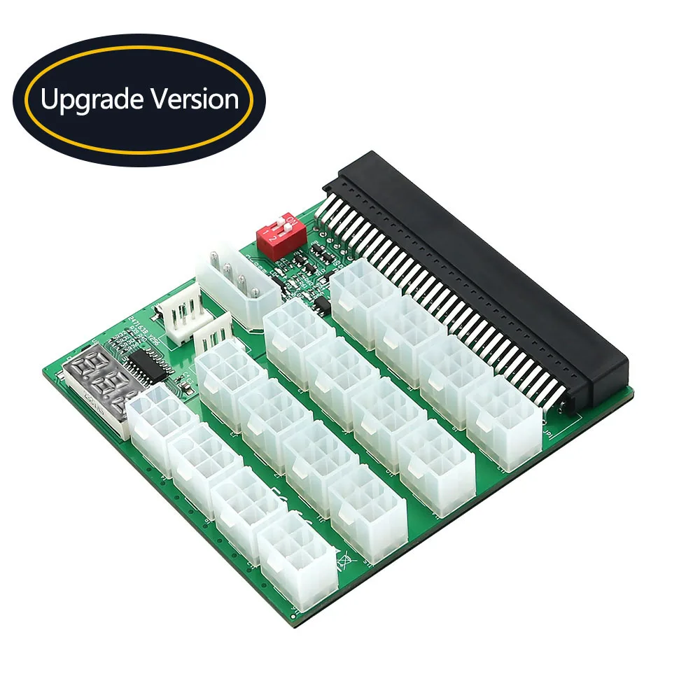 Adaptador de conector de fuente de alimentación para HP DPS-1200FB A Placa de ruptura de fuente de alimentación 16 puertos PCIe 6 pines 750W-1200W Placa de minería - imagen 2