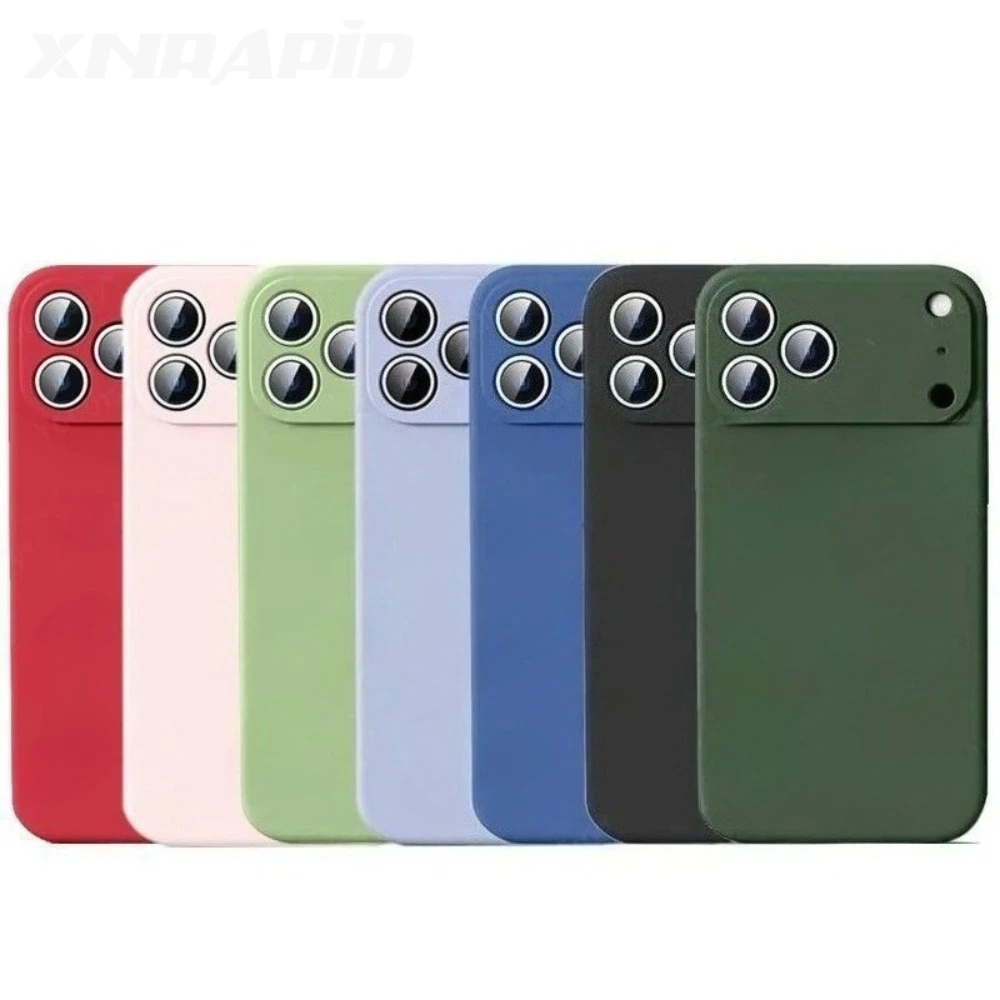 Funda de teléfono MagSafe de silicona líquida Original para iPhone 17 Air 16 E Pro Max 15 14 Plus 16e cubierta trasera suave de carga inalámbrica - imagen 3