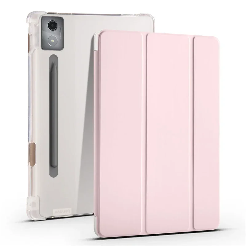 Para Lenovo Idea Tab Pro funda con portalápices triple soporte trasero suave tableta Coque para Lenovo Idea Tab Pro 12,7 funda tb373fu - imagen 3