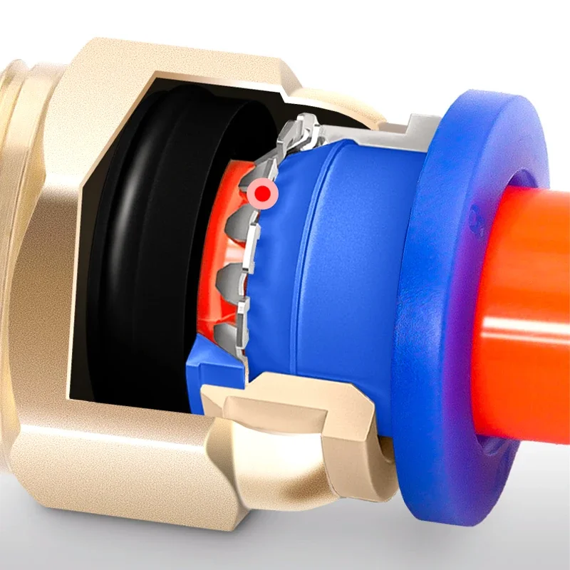 Conector de aire neumático PCF/PL/PLF 4mm 6mm 8mm rosca 1/8 1/4 3/8 1/2 accesorios de manguera conectores rápidos de tubería - imagen 5