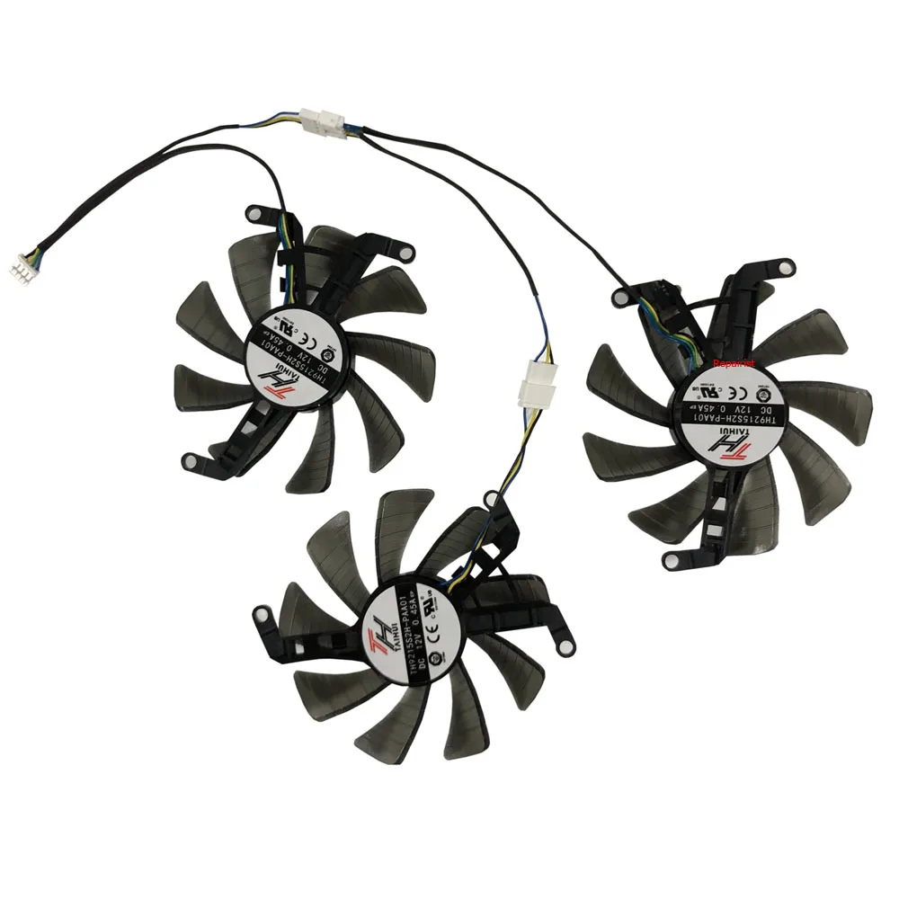 Ventilador de gráficos FY09015M12LPA para TH9215S2H-PAA01 Gainward RTX 3060 3070 3080 Ti OC, reemplazo de vídeo, 3 uds./Set - imagen 2