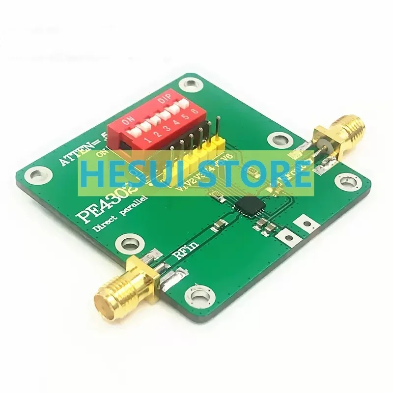 Módulo PE4302 paso = 0,5dB 10mW rango de atenuación = 0-31,5dB 0Hz- 4GHz atenuador RF placa de módulo atenuador CNC - imagen 4