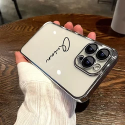 Funda Transparente TPU iPhone Personalizable – Protección Lente