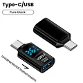 C Male to USB Black