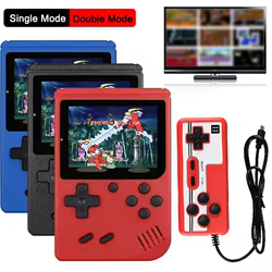 Mini consola de videojuegos portátil Retro de 8 bits, reproductor de videojuegos con pantalla LCD de 2,4 pulgadas, 500 juegos integrados, regalo para niños