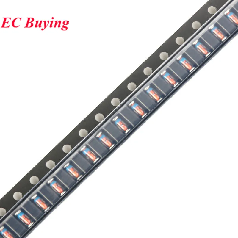 100 Uds 0,5 W 1206 SMD diodo Zener 2V 2,7 V 3V 3,3 V 3,6 V 3,9 V 4,7 V 5V 5,7 V 5,1 V 5,6 V 6,2 V 7,5 V 8,2 V 10V 12V 13V 15V 20V 24V 39V 51V - imagen 3