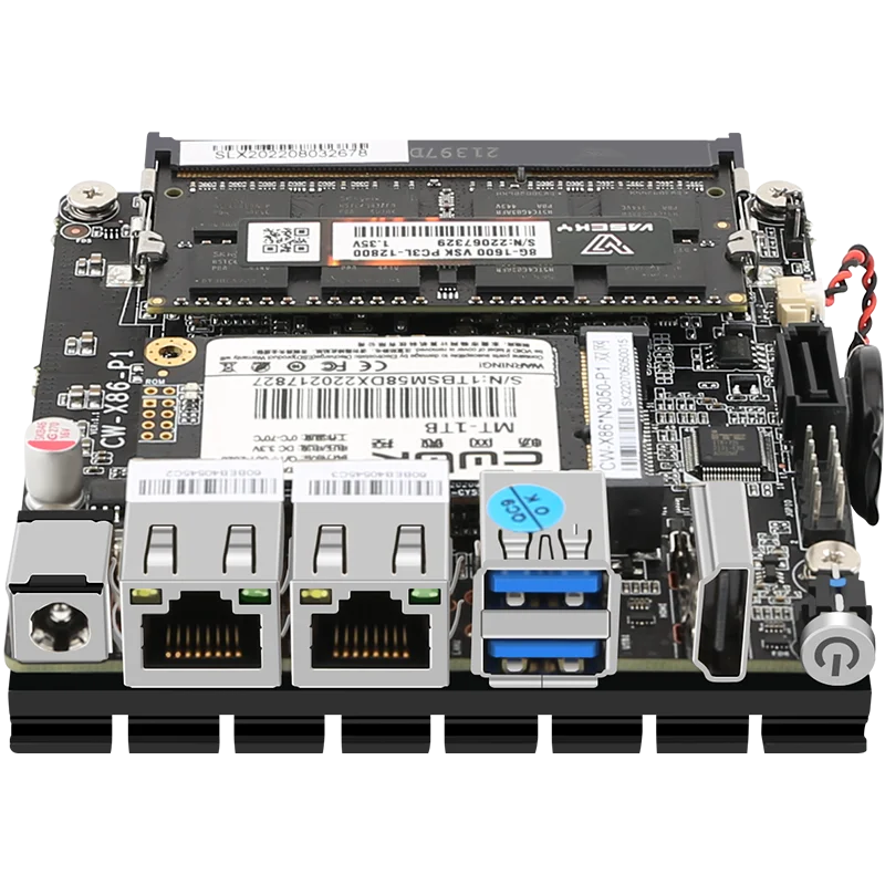 X86-P1 versión de desarrollo, enrutamiento suave N3050/N3160/N3700, Mini Host, 6W, MiniPC de cuatro núcleos de baja potencia - imagen 5
