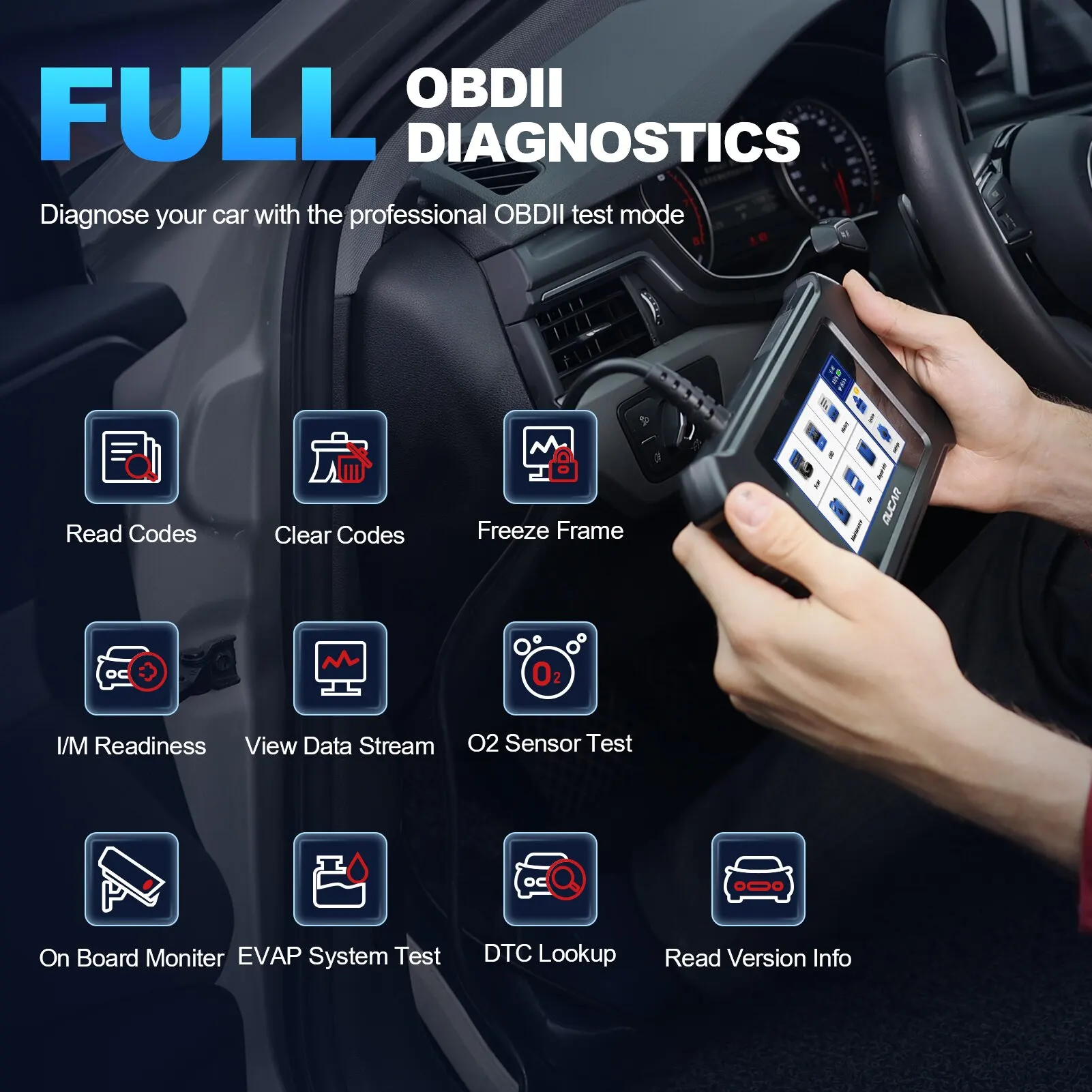MUCAR CS6 Escáner Diagnóstico Automóvil ABS TPMS ECM - imagen 3