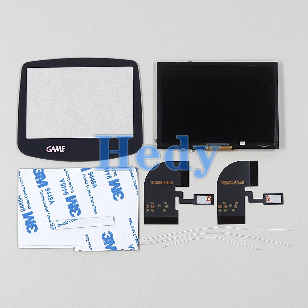 8 juegos de niveles de alto brillo V4.0 pantalla IPS de punto a punto para pantalla de retroiluminación de repuesto de consola Nintendo GBA V4 - imagen 3