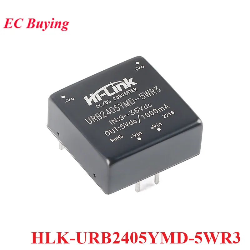 Módulo de fuente de alimentación convertidor aislado DC-DC 24V CC a 5V 5W HLK-5D2405 HLK-5D2405A módulo de voltaje ultraancho reductor - imagen 5