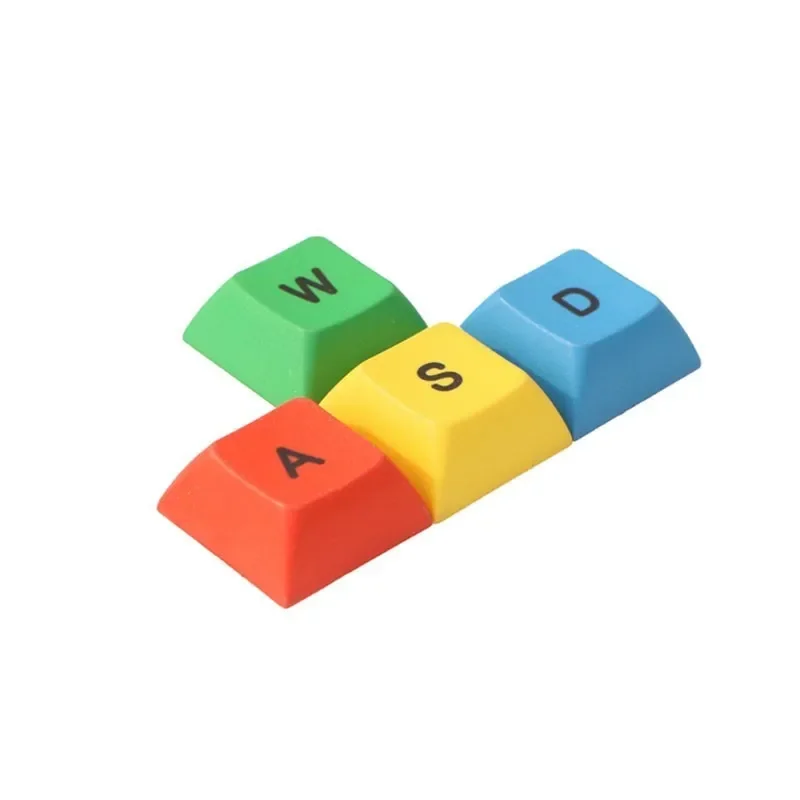 NPKC WASD Arroow ESC Keycaps DSA suplementario PBT Keycap rojo amarillo azul verde teclas para MX Switch Teclado mecánico DIY - imagen 4