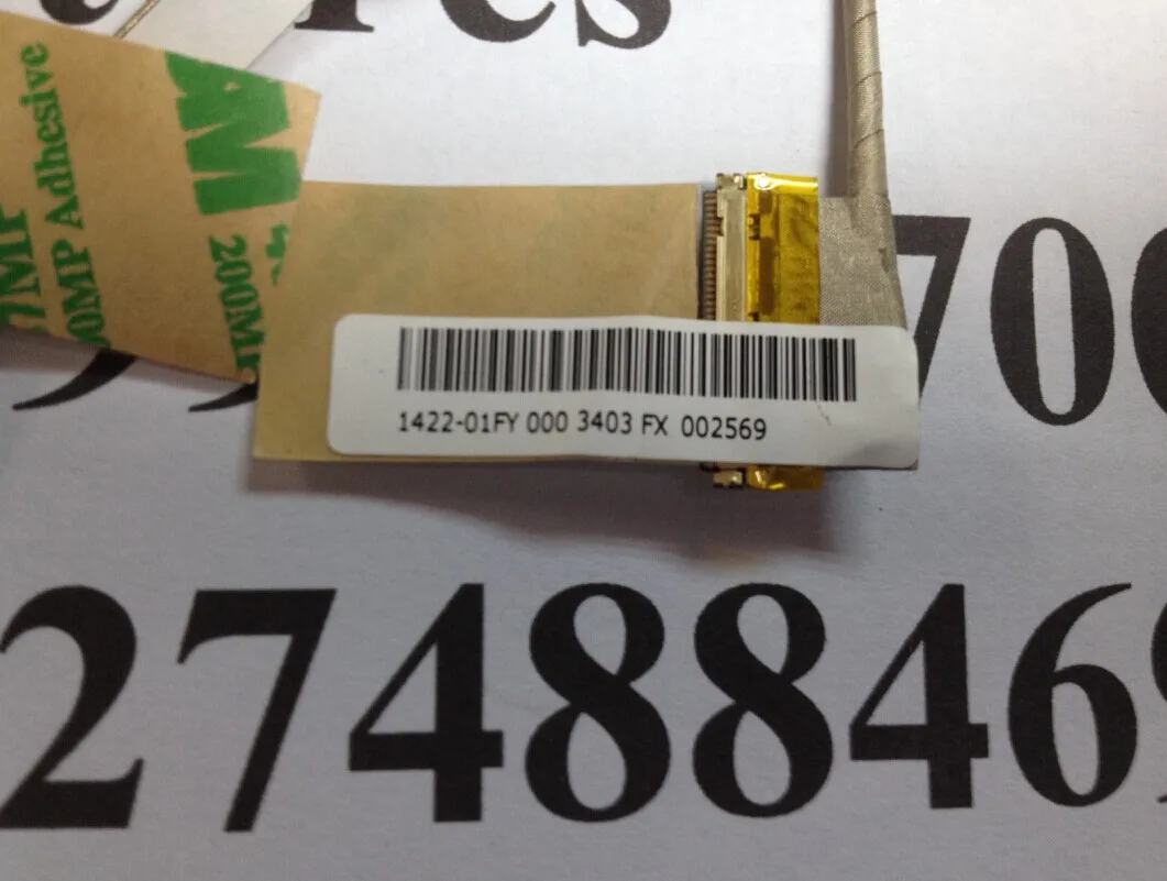 Para ASUS X550 X550J X550C X550D K550 A550 F550 FX50 X552 Y581 R510 FH5900V X552E K555Z laptop LCD LED Display Ribbon Flex cable - imagen 3