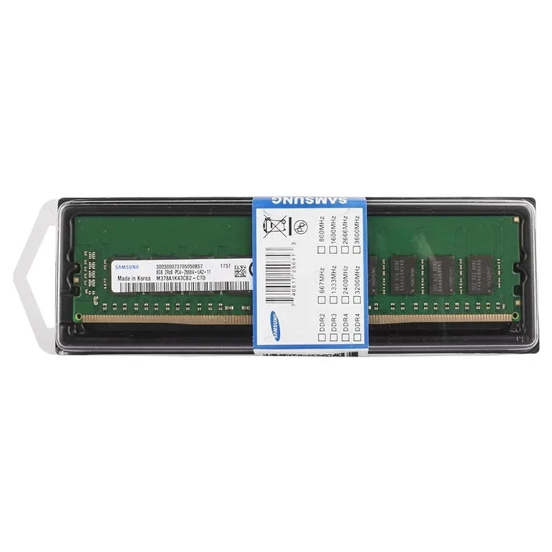 SAMSUNG Memoria Ram DDR4 4GB 8GB 2133MHz 2400MHz 2666MHz 16GB 3200MHz DIMM PC-21300 PC-25600 288Pin para CPU intel memoria de escritorio - imagen 5