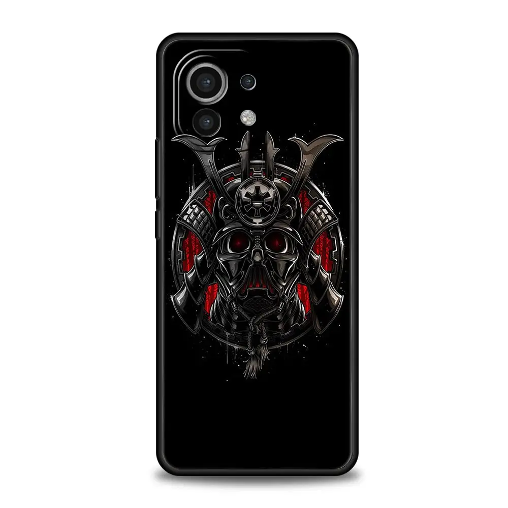Funda de teléfono samurái Oni Mask para Xiaomi 13, 12, 11 Lite, 12T, 11T, 10T, 9T, Mi Poco X5, M4, M3, X4, X3 Pro, F5, F4, F3, GT, 5G, carcasa negra - imagen 4