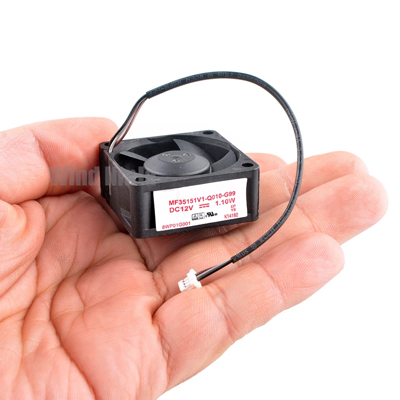 MF35151V1-Q010-G99 Ventilador de refrigeración de 35 mm 3,5 cm 35x35x15 mm DC12V 1,10 W perfil bajo para radiador de computadora proyector - imagen 3