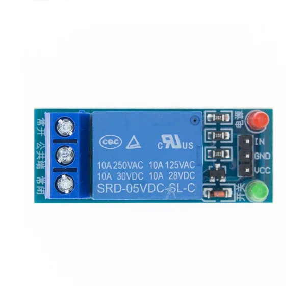 Módulo de relé DC5V 10A KY-019 Módulo de relé optoacoplador de 1/2/4/6/8 vías con aislamiento de optoacoplador - imagen 4