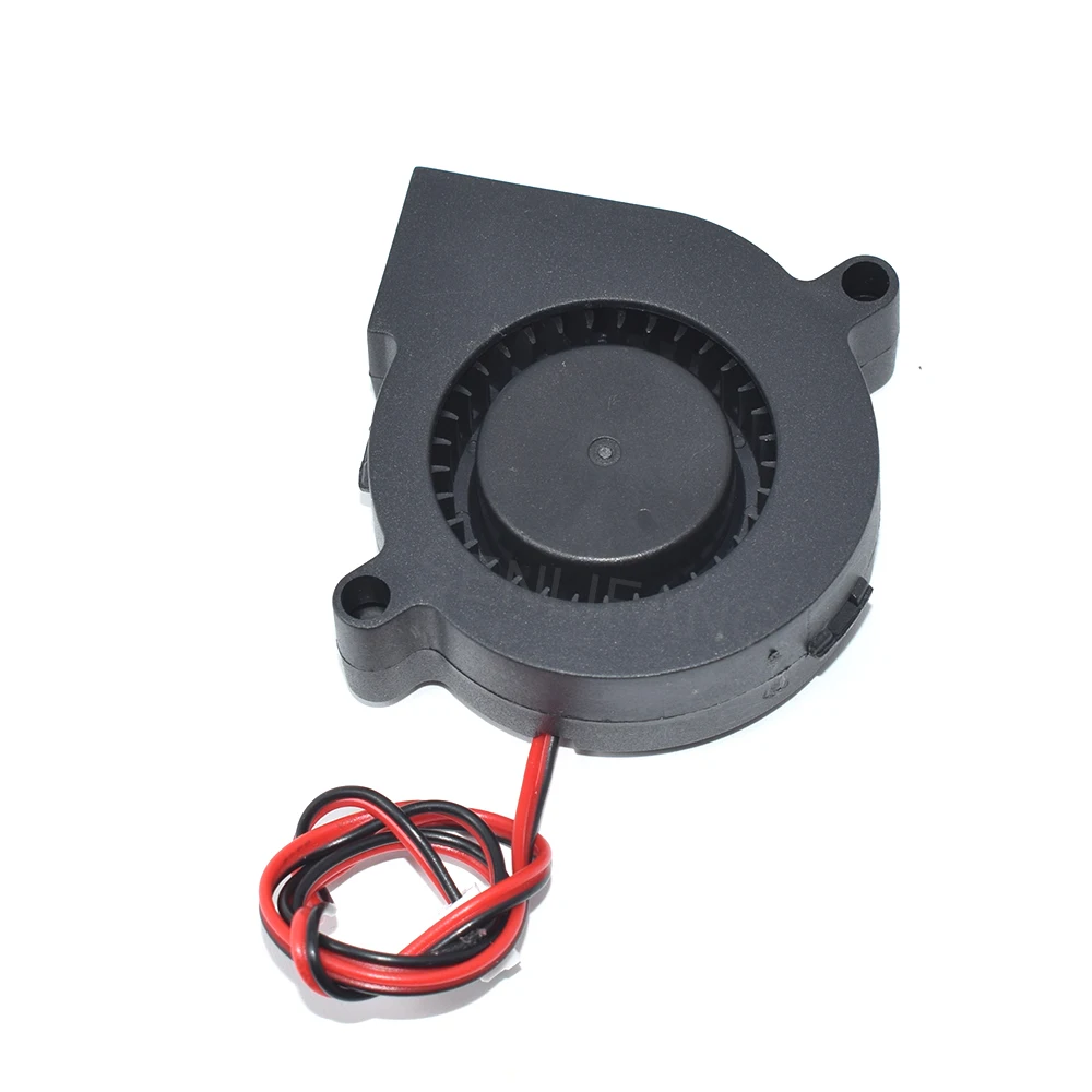 Ventilador de ventilador para impresora 3D, enfriador centrífugo de doble rodamiento de 12V/24V, Turbo de refrigeración de CC 5015S para i3 CR-10/10S/Ender3, novedad de 5015 - imagen 4