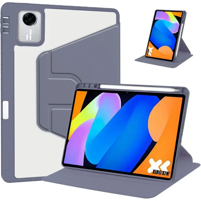 Funda con rotación de 360 grados para Lenovo Xiaoxin Pad 11 2025, Funda TB335FC para Lenovo Idea Tab 11 pulgadas, Funda para tableta TB336ZU/TB336FU