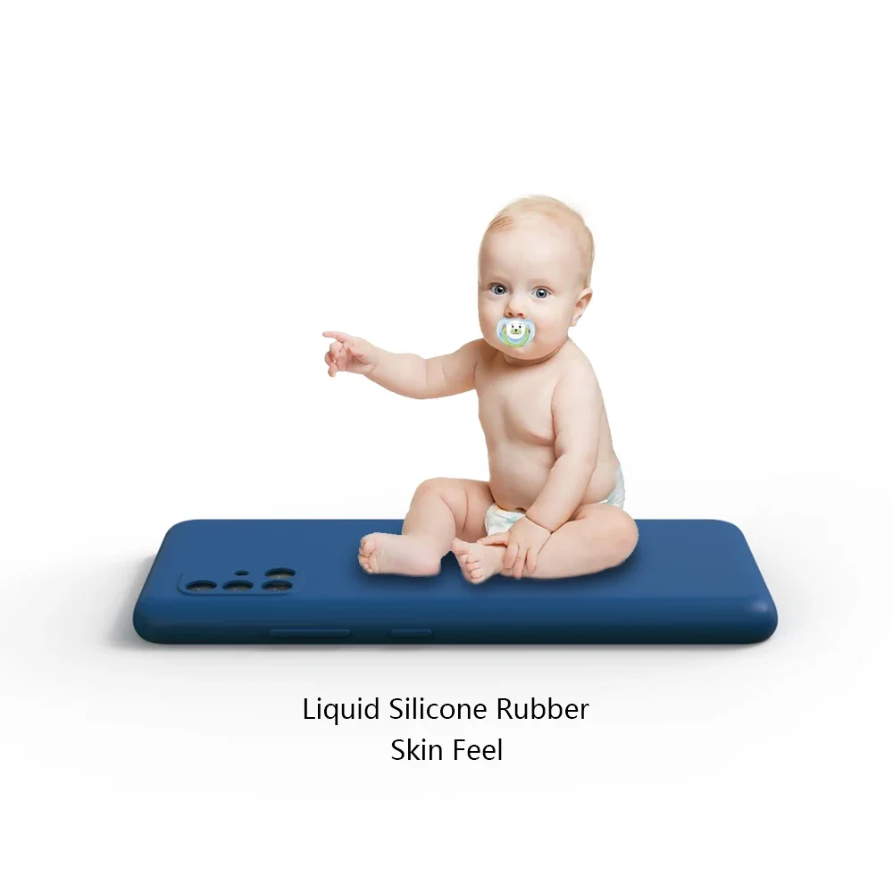 Funda de silicona sedosa para Samsung Galaxy A51, carcasa protectora trasera de tacto suave para A54, A34, A14, A53, A52, A33, A32, A12, 4G, A71 - imagen 2