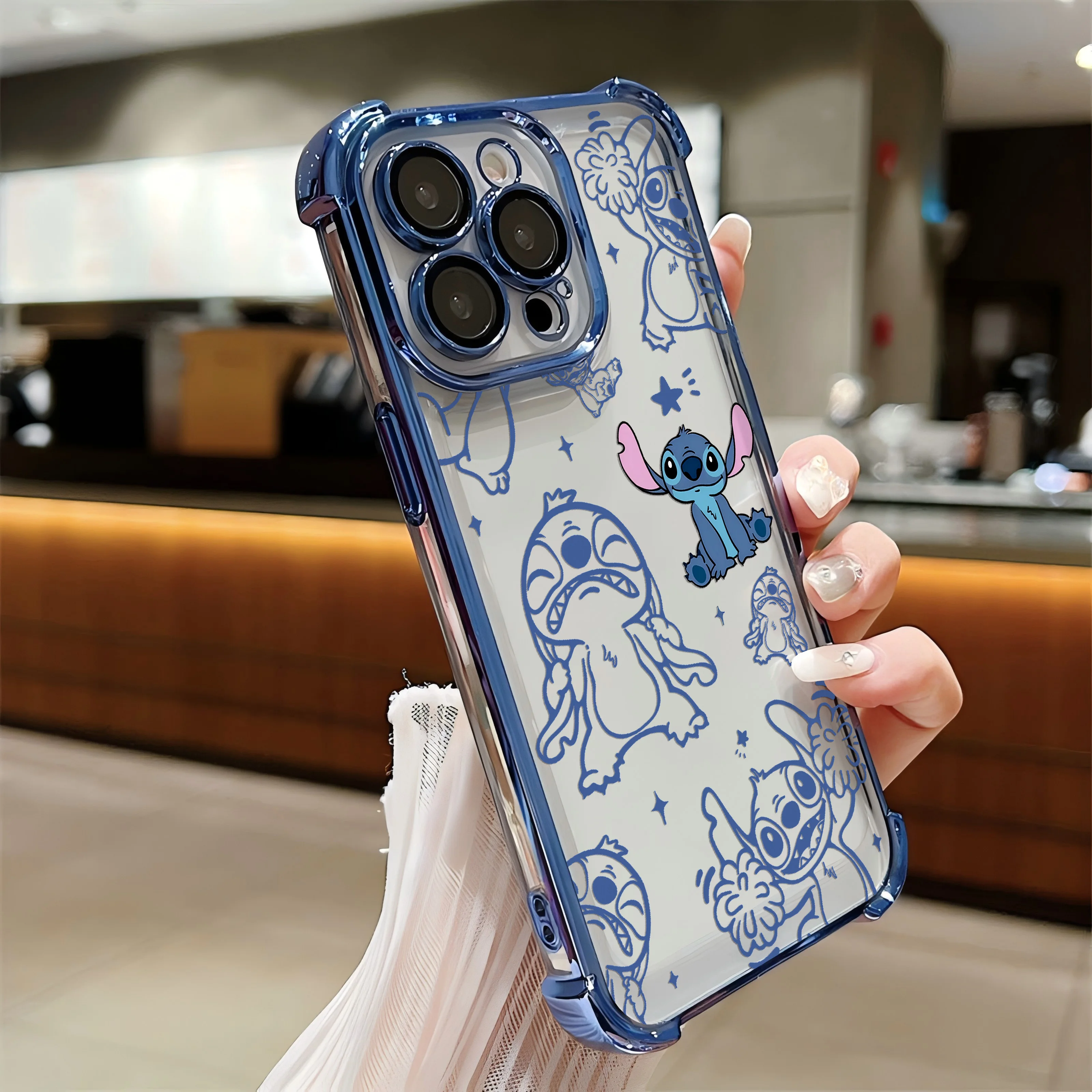 Funda chapada de Ángel de punto de lujo para Infinix Hot 40i 30 30i 10s 9 Play Smart 8 7 Note 40 Spark Go cubierta anticaída a prueba de golpes - imagen 3