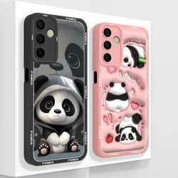 Funda Samsung Galaxy A16 de Silicona Antigolpes con Diseño de Panda
