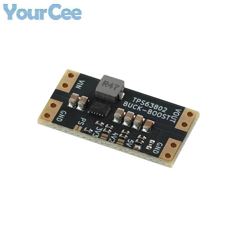 10 uds/1 unidad XL63802 batería de litio USB regulador de voltaje automático módulo de potencia reductor TPS63802 Boost Buck Board baja ondulación - imagen 4