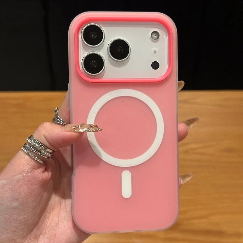 Funda magnética de estilo Popular Ins Stars para iPhone 17 Pro Max 16 Plus Air 15 14 13 12 11 para cubierta trasera de carga inalámbrica Magsafe - imagen 5